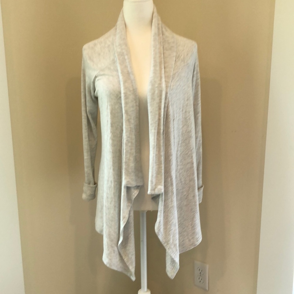 Bobeau Open front midi cardigan